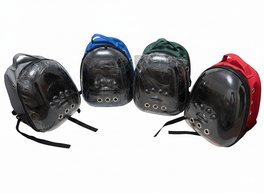 Uzay Kapsül Kedi Taşıma Sırt Çantası – Şeffaf Ön Panel, Havalandırmalı, Seyahat ve Veteriner İçin